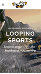 Mobile Screenshot of loopingsports.com