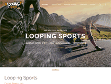 Tablet Screenshot of loopingsports.com